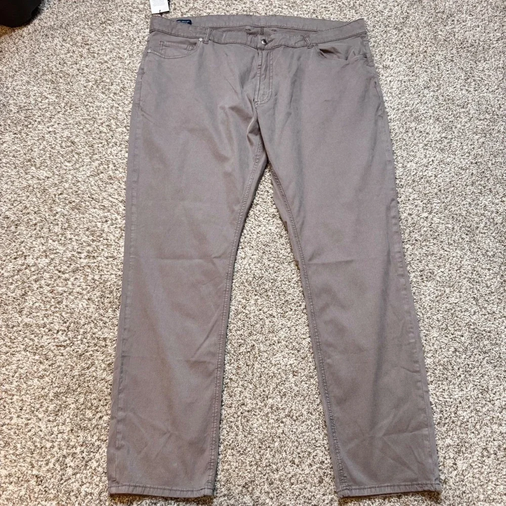 Peter Millar Crown Crafted Nick‎ Gray Wayfare 5-Pocket Pants 40x32 Performance